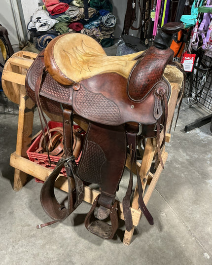 Western Rope Saddle S16" G6.5"