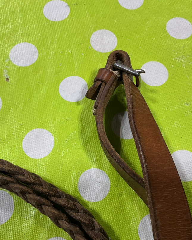 Reins Western Closed Brown Leather