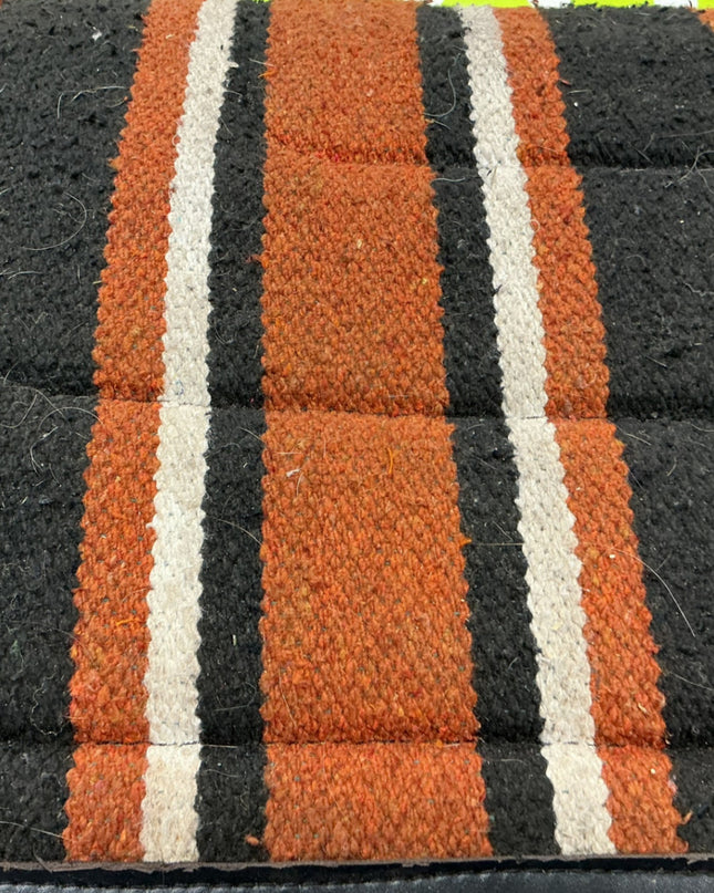 Saddle Pad Orange/Black. 31 x 32
