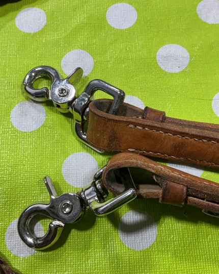 Reins Western Closed Brown Leather