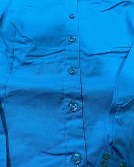 Shirt Western Show Turquise Brand New