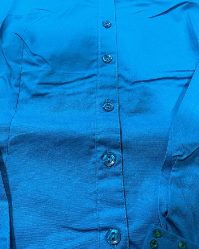Shirt Western Show Turquise Brand New