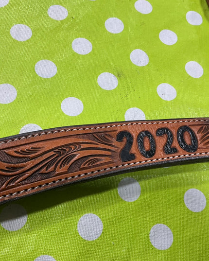 Breast Collar Western Brown Leather