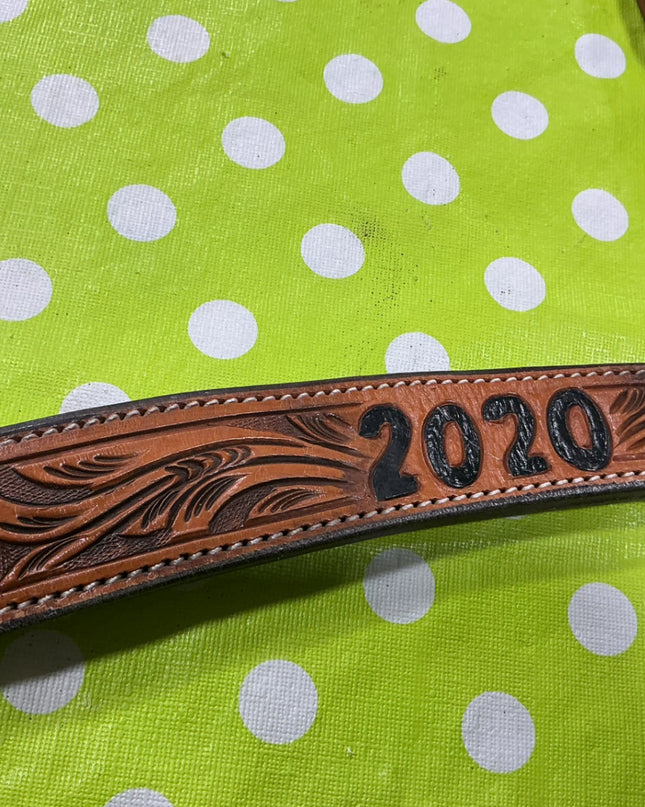 Breast Collar Western Brown Leather