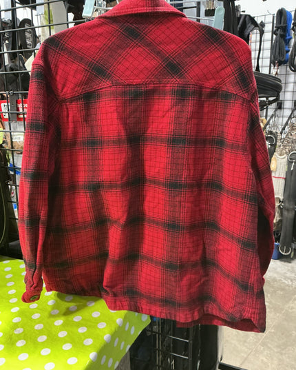 Shirt Womens Size XL Red/Black Plaid