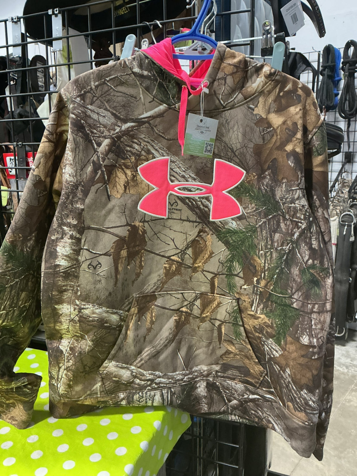Hoody Womens Under Armour Camo Size XL