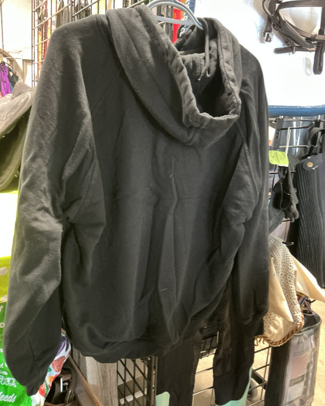 Hoody Berne Size Large Black Lined