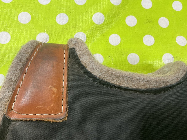 Saddle Pad Paul Taylor Felt Black/Brown  31 x 31 1/2 x 3/4"