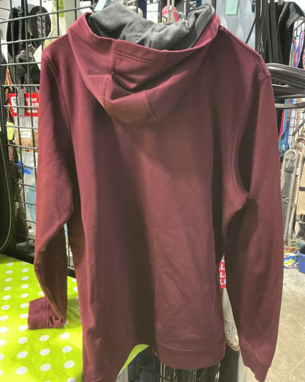 Hoody Mens Under Armour Size Medium  Snags(See pics) Burgandy