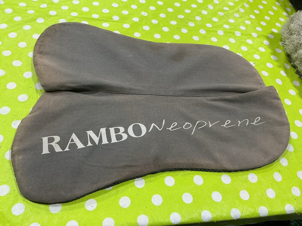English 1/2 Saddle Pad – Rambo Neoprene | Used, Very Good