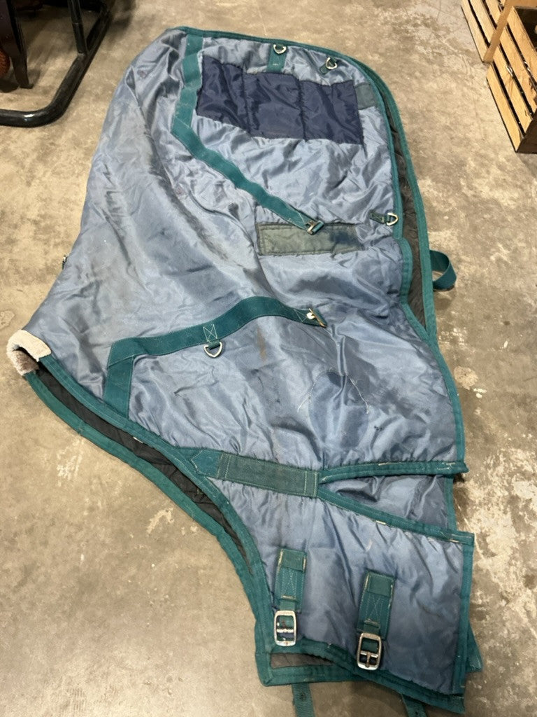 Winter Blanket Blue 70" Patched (see pics)