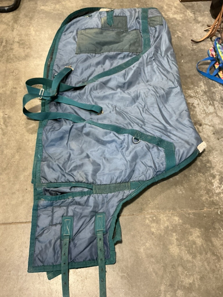 Winter Blanket Blue 70" Patched (see pics)