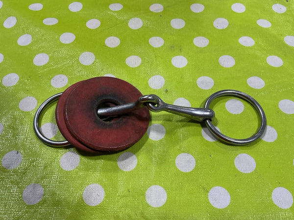 Bit – O-Ring Snaffle with Bit Guards, 5" | Used, Very Good