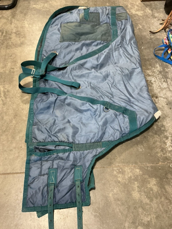 Winter Blanket – Blue, 70" (Patched) | Used, Good