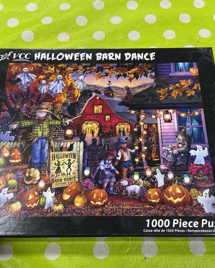 Puzzle. Halloween Barn Dance