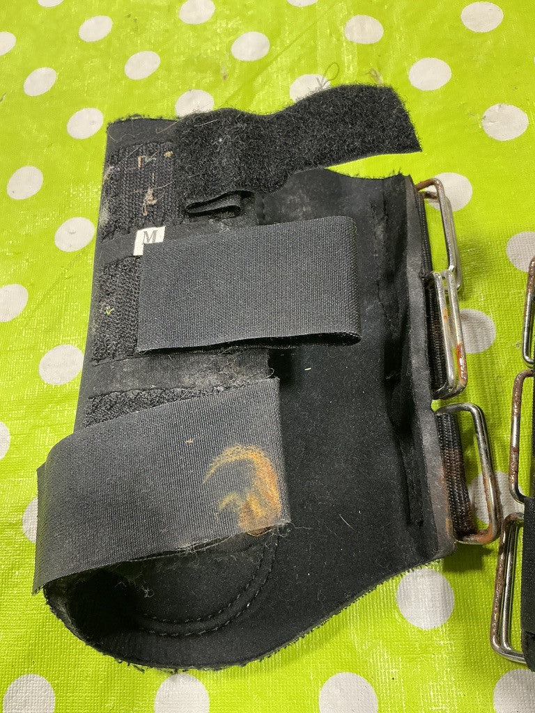 Splint Boots Black Size Medium