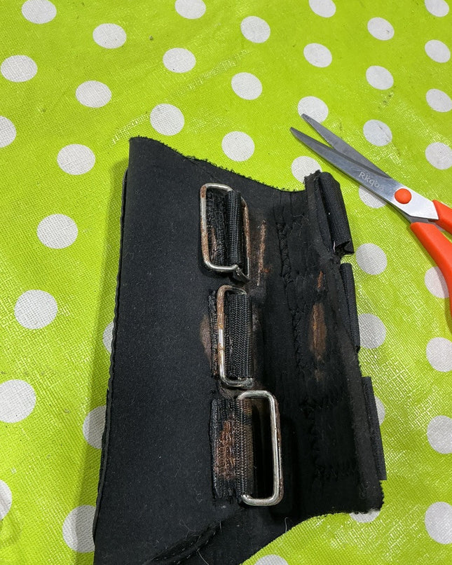 Splint Boots Black Size Medium