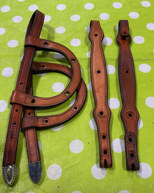Headstall Western Silver Show. Ready for you to assemble