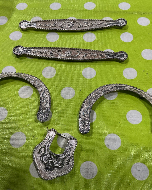 Headstall Western Silver Show. Ready for you to assemble