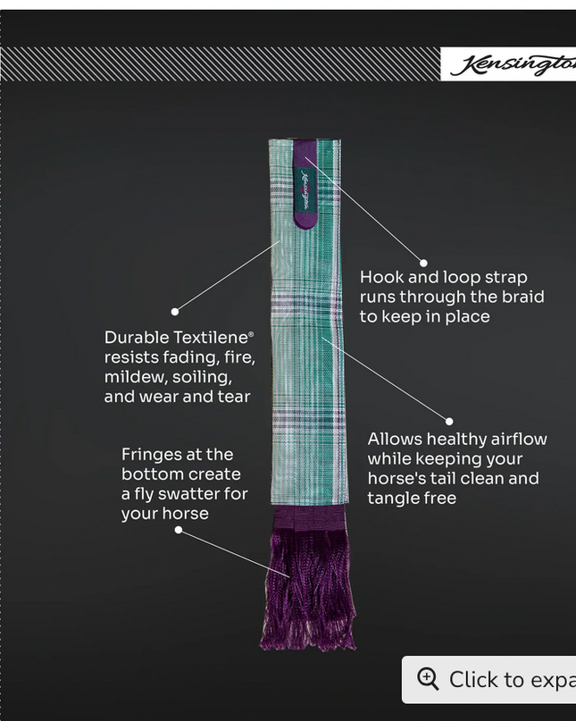 Tail Bag Textilene® | lavender-mint -Kensington