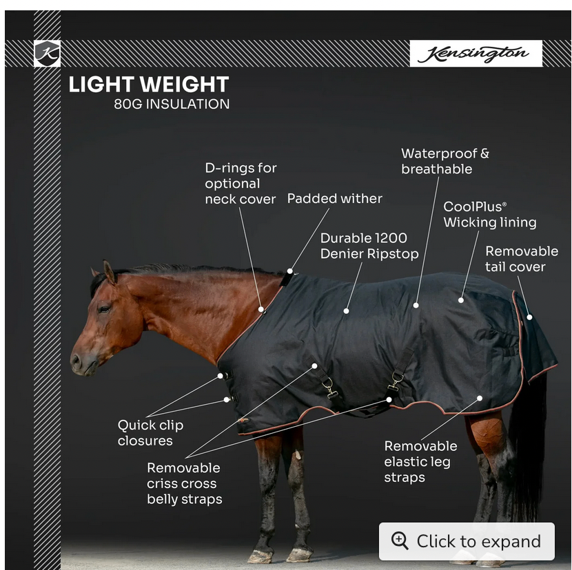 Winter Coat "80G" Ultra Light Weight | H - Harbor / 75 -Kensignton