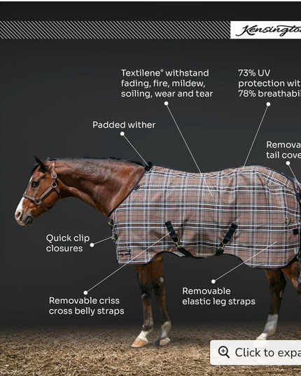 Fly Sheet SureFit® Draft / 96- Kensington *COLOR BLACK*