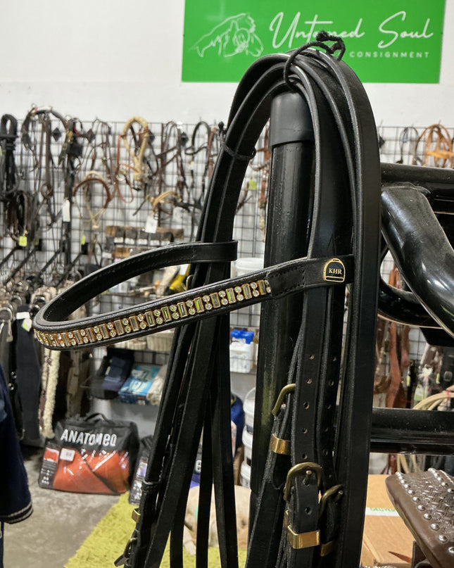 English Bridles Double KHR Warmblood