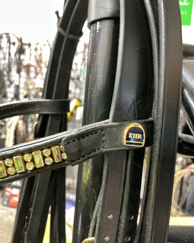 English Bridles Double KHR Warmblood
