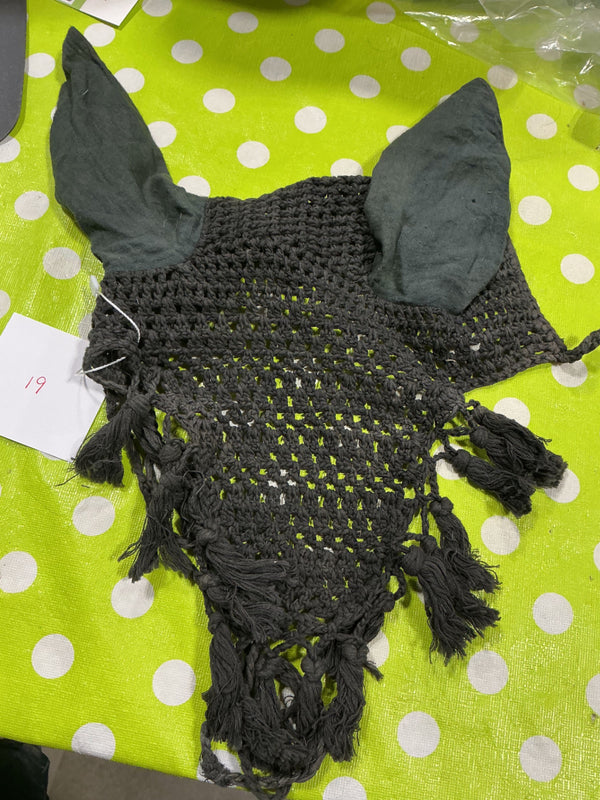English Ear Bonnet – Black (2 Available) | Used, Acceptable