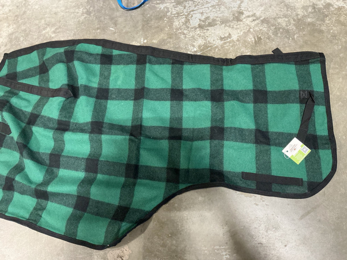Sheet 1/4" Pegasus Wool Green Plaid