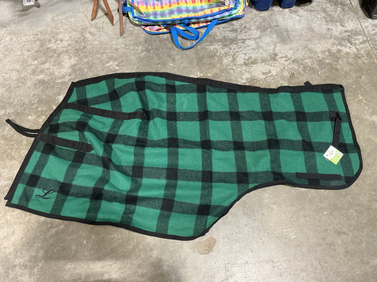 Sheet 1/4" Pegasus Wool Green Plaid