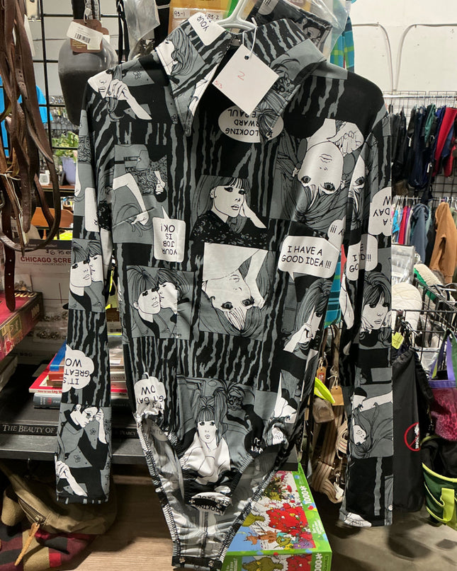 Show Shirt Body Suit White/Black med