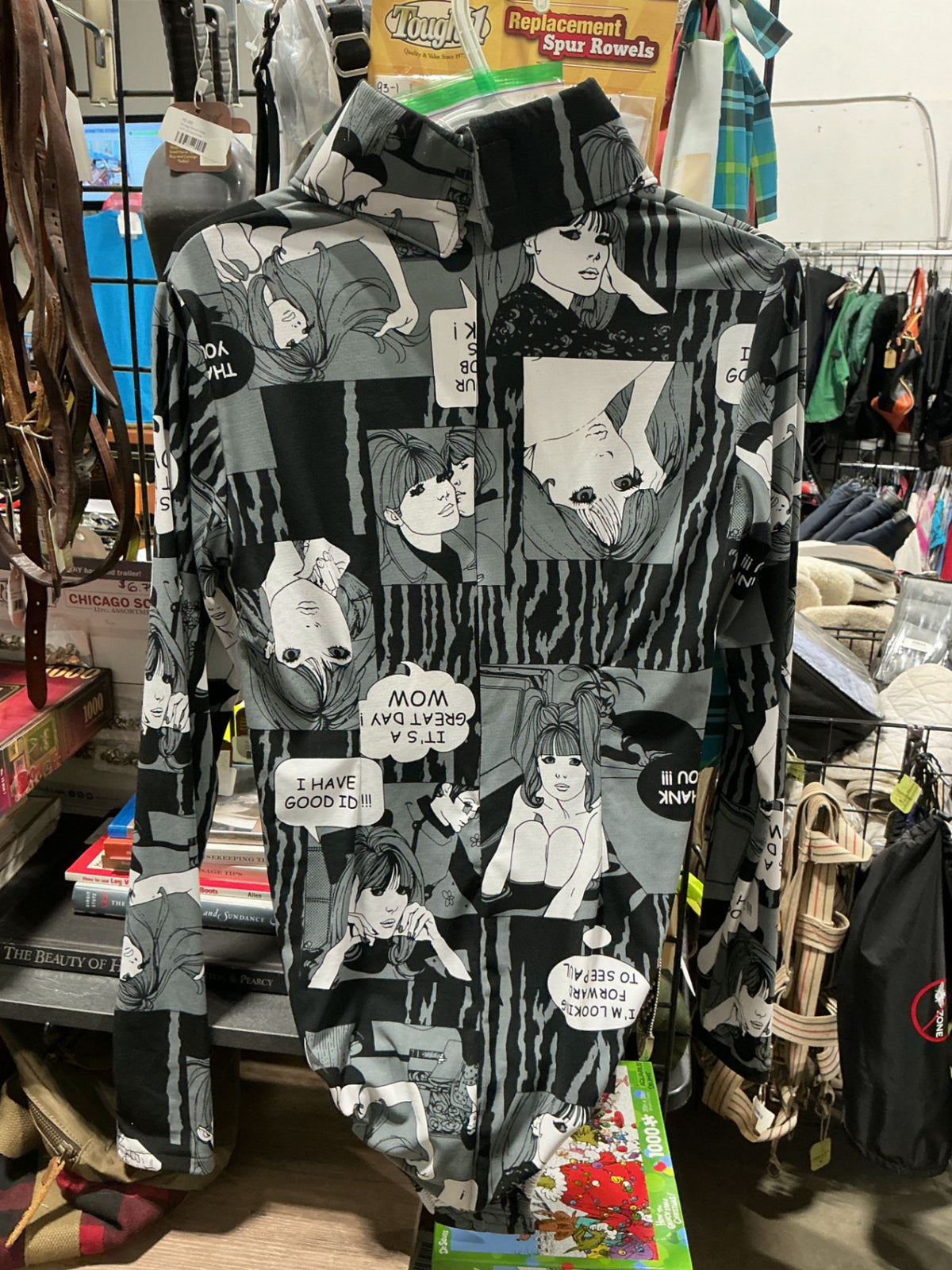 Show Shirt Body Suit White/Black med