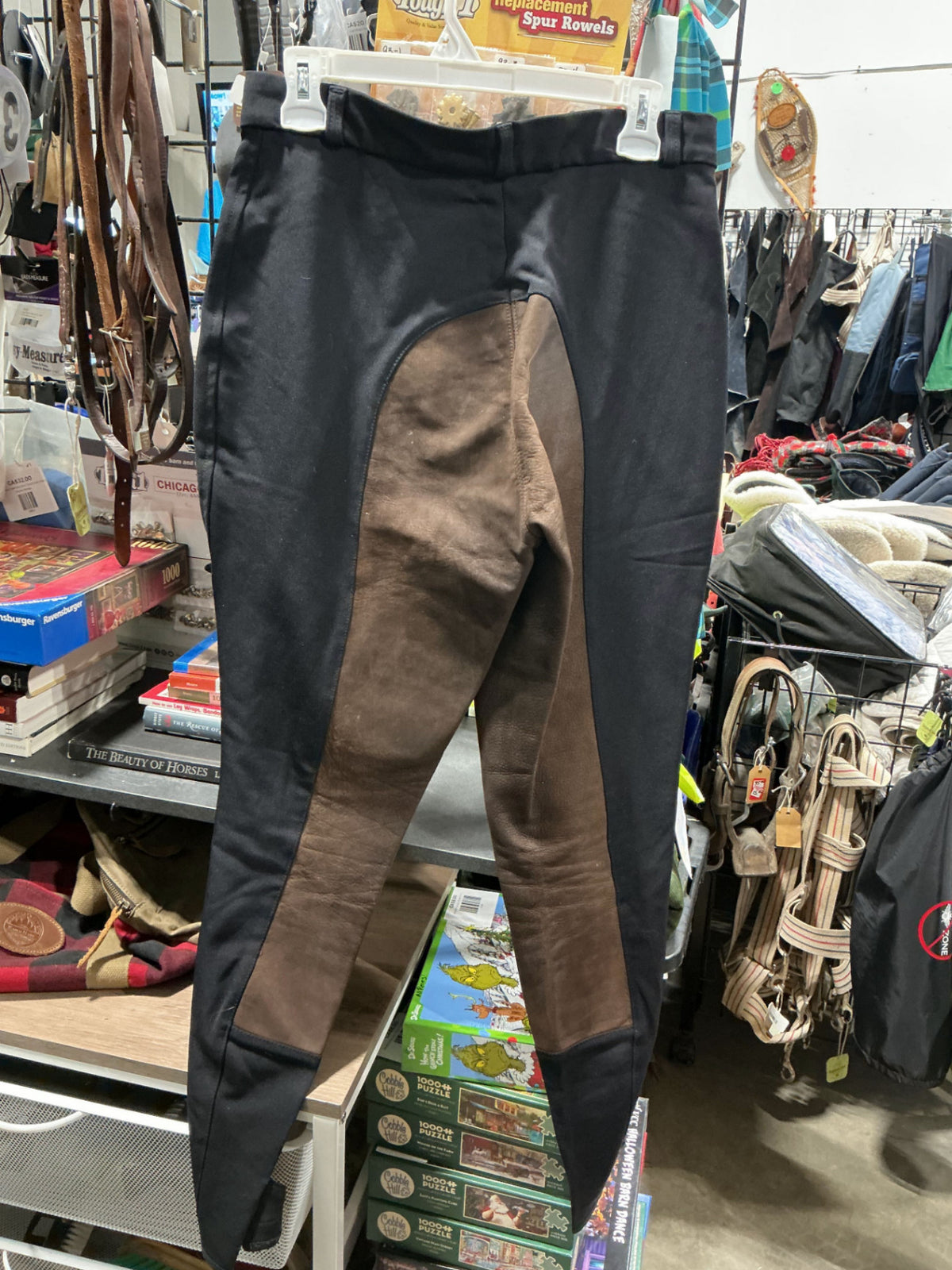Breeches Arista Leather Seat -Black 30T