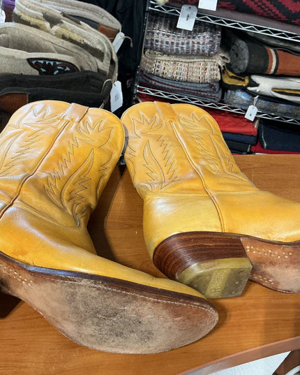 Cowboy Boots Tan Mens 12