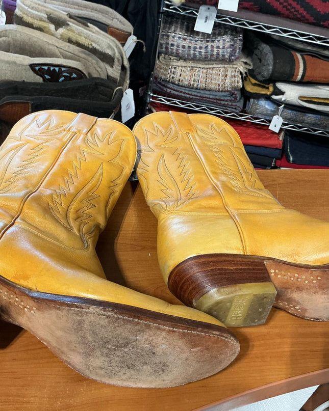 Cowboy Boots Tan Mens 12