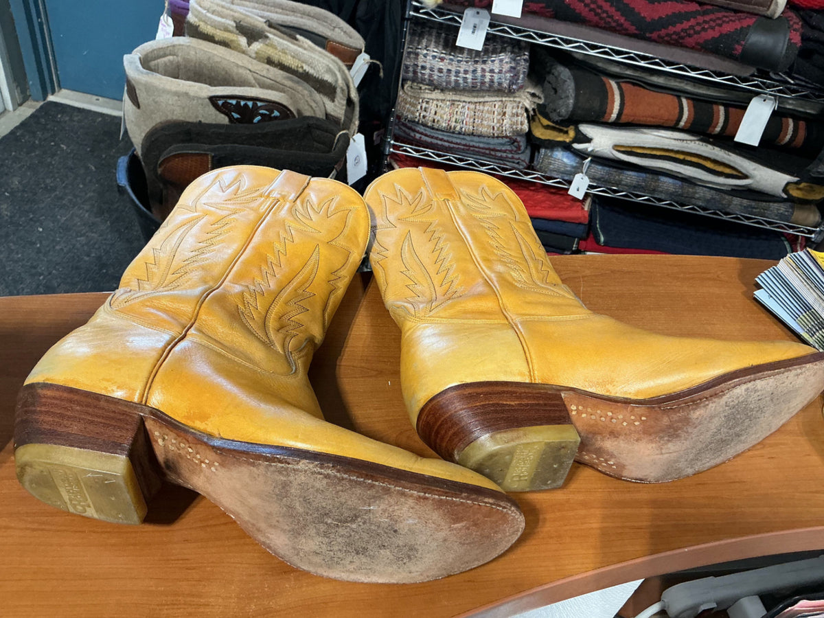 Cowboy Boots Tan Mens 12