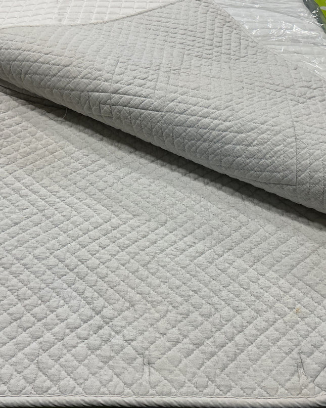 English Saddle Pad White Full Dressage