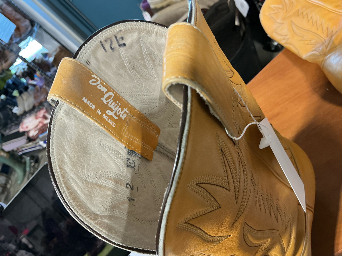 Cowboy Boots Tan Mens 12