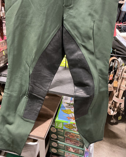 Breeches Arista Leather Seat -Green 32T