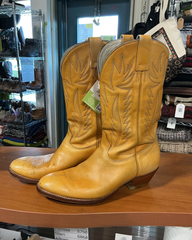 Cowboy Boots Tan Mens 12