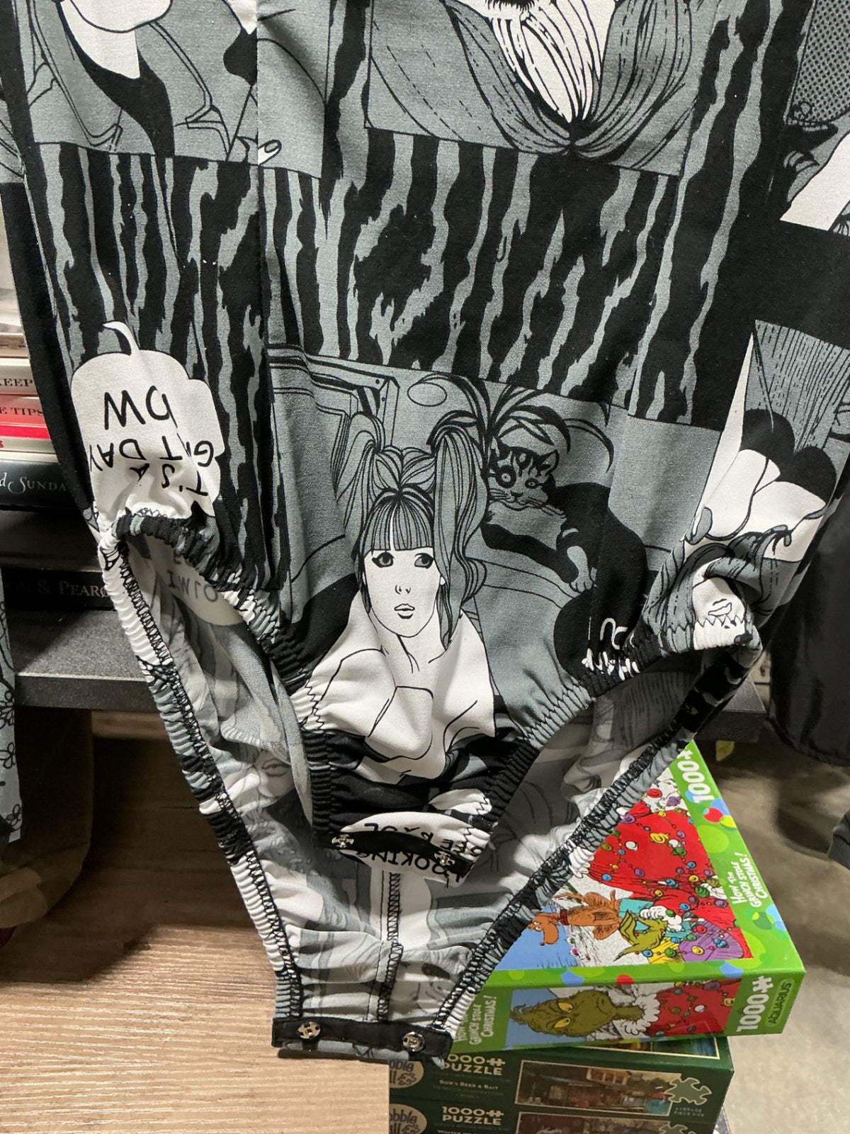 Show Shirt Body Suit White/Black med