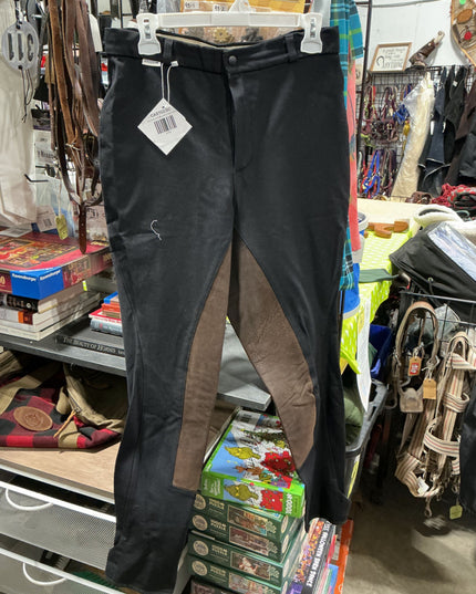 Breeches Arista Leather Seat -Black 30T