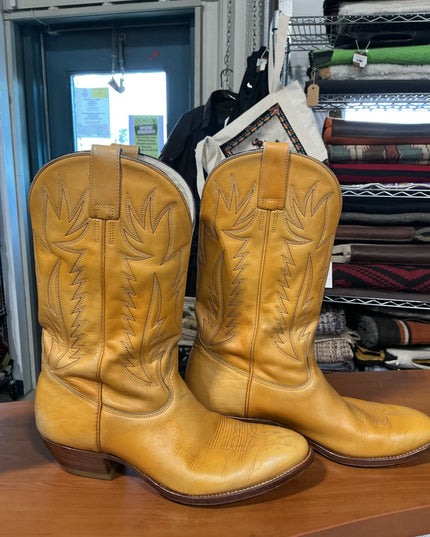 Cowboy Boots Tan Mens 12