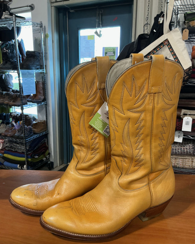 Cowboy Boots Tan Mens 12