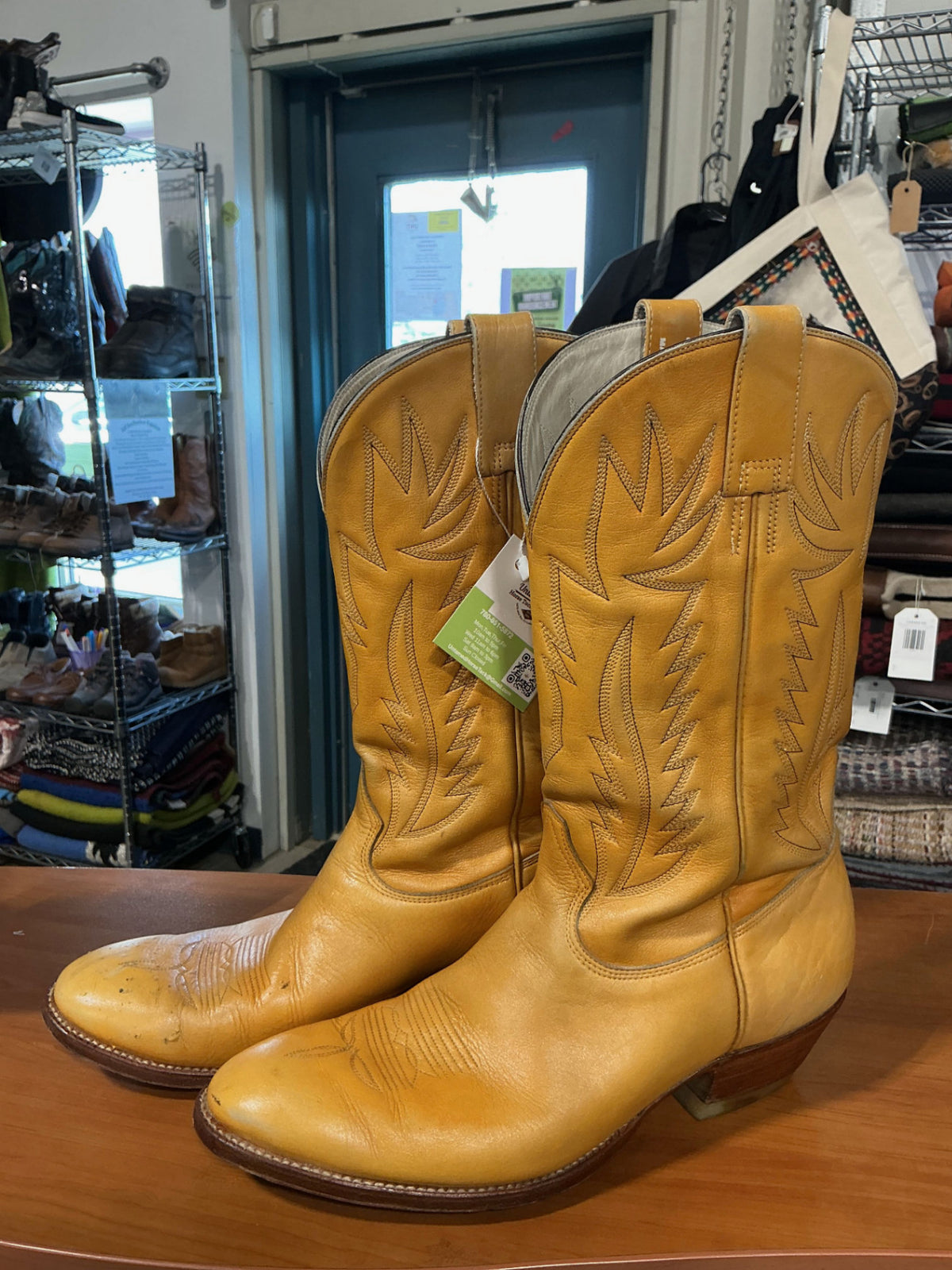 Cowboy Boots Tan Mens 12