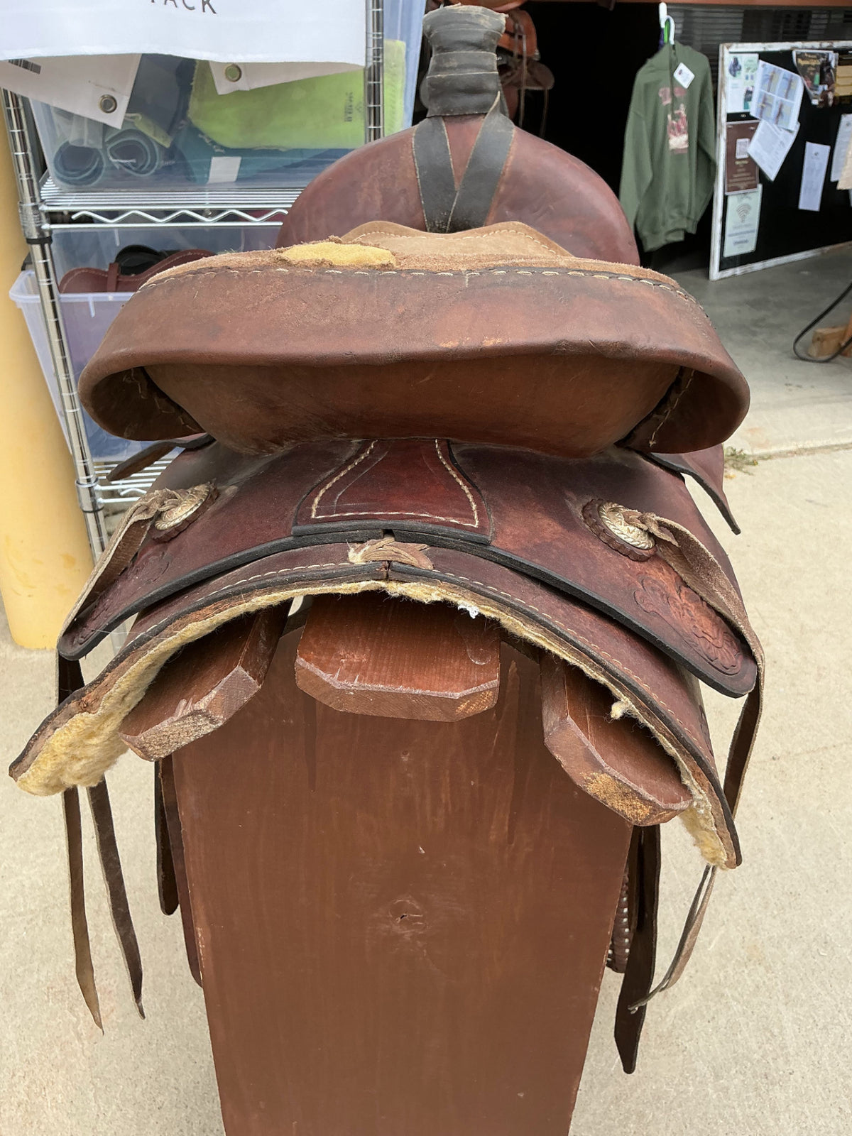 Western Rope Saddle 15" G6.5"