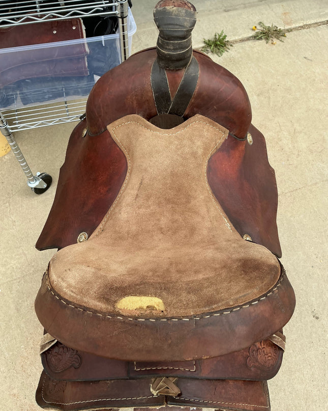 Western Rope Saddle 15" G6.5"