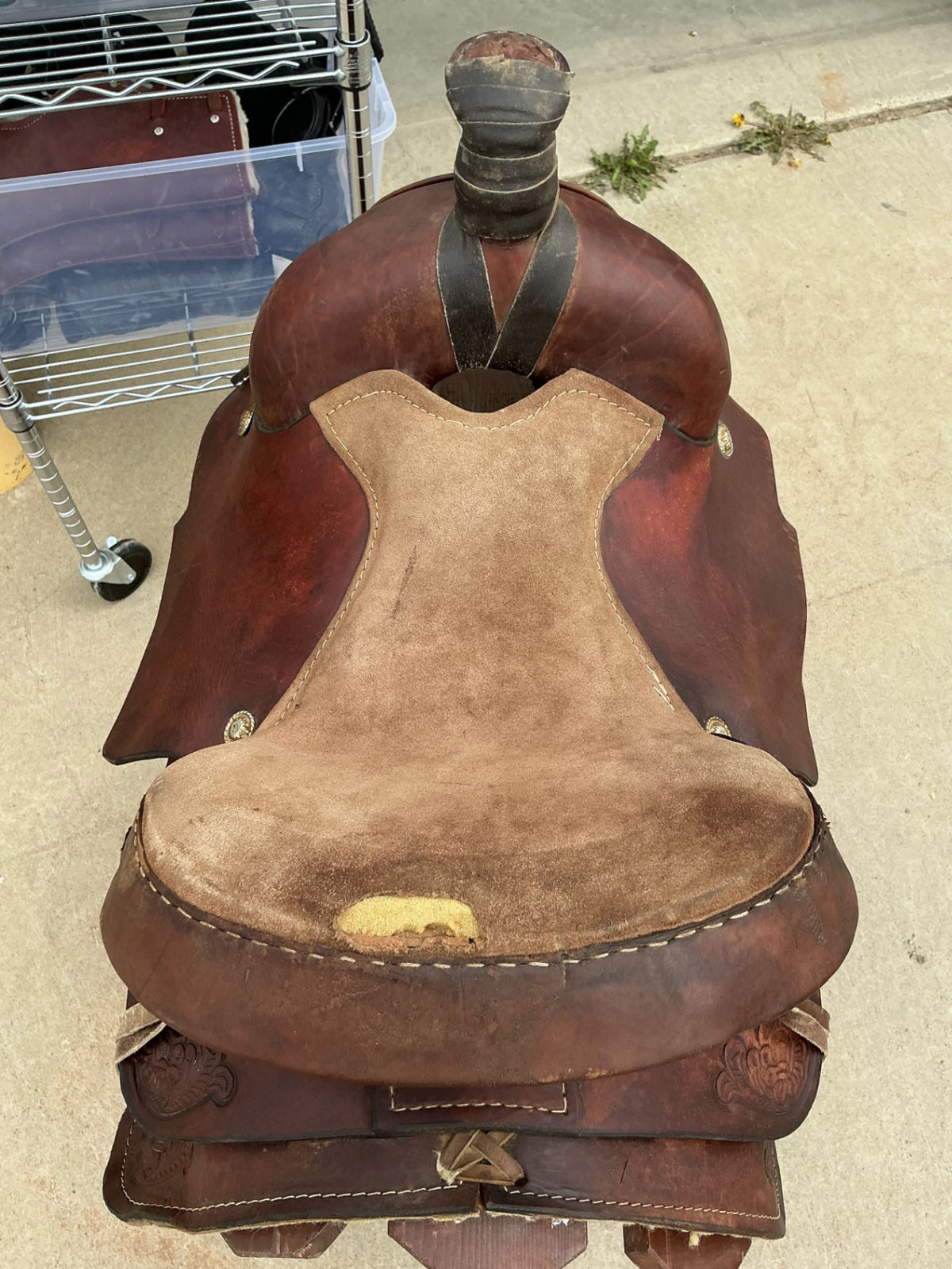 Western Rope Saddle 15" G6.5"