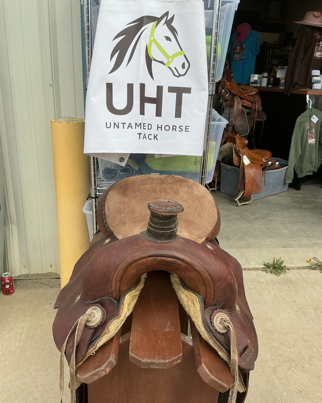 Western Rope Saddle 15" G6.5"